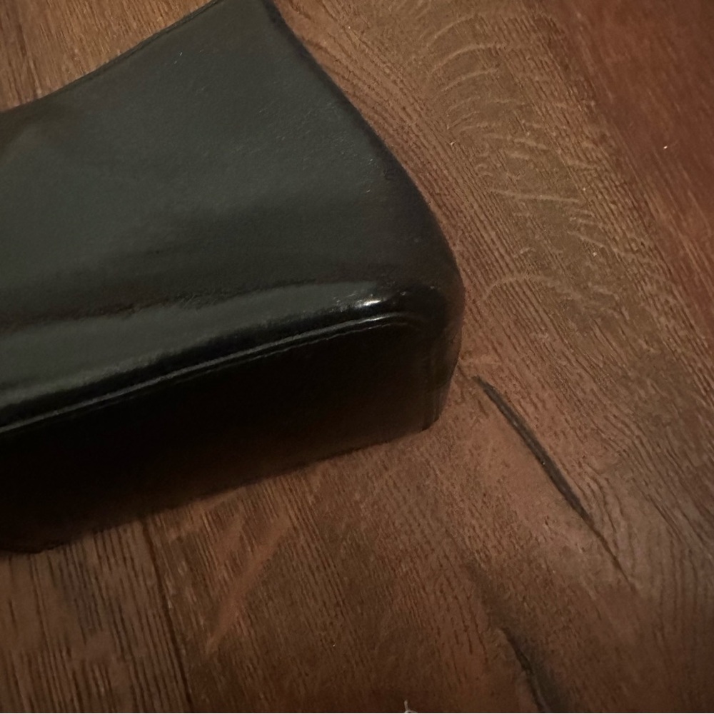 Elegant Black Leather Handbag Vintage Hobo International Y2K - Picture 11 of 14